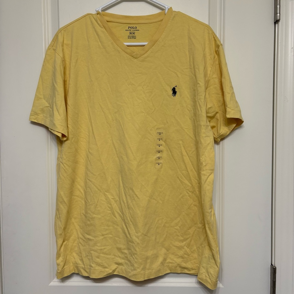 Polo by Ralph Lauren Yellow Classic Fit Short Sleeve Tee